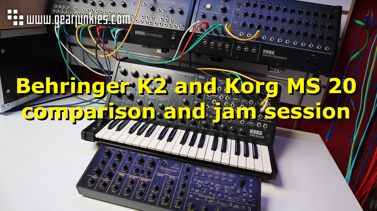 Behringer K2 And Korg Ms Comparison And Jam Session Eevo Lute Music Technology